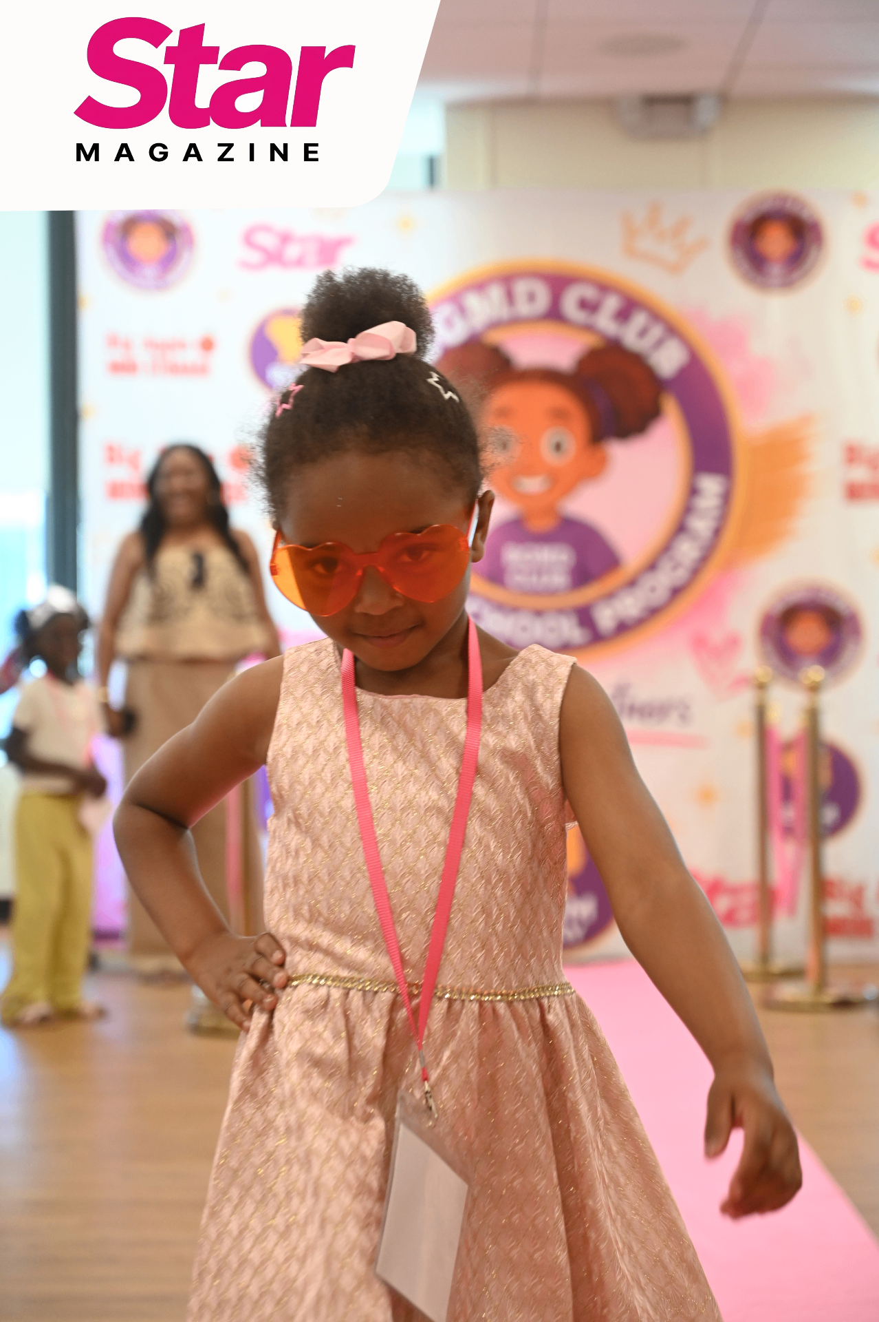 Nova on the Black Girl Magic Day Pink Carpet, featured in Star Magazine