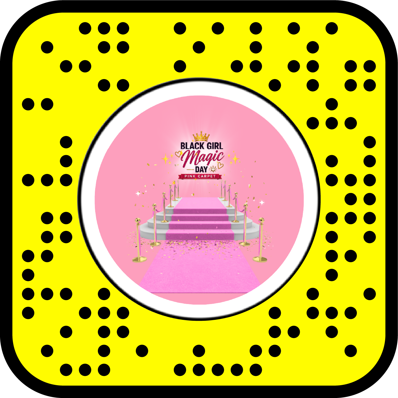 Shine Bright Girl Snapcode